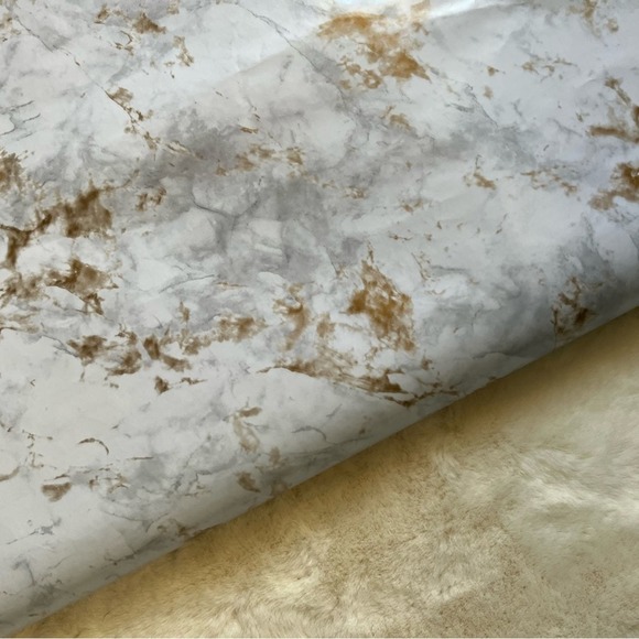 White Gold Marble Contact Paper - Picture 2 of 4